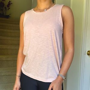 Blush pink Abercrombie & Fitch soft tank top
